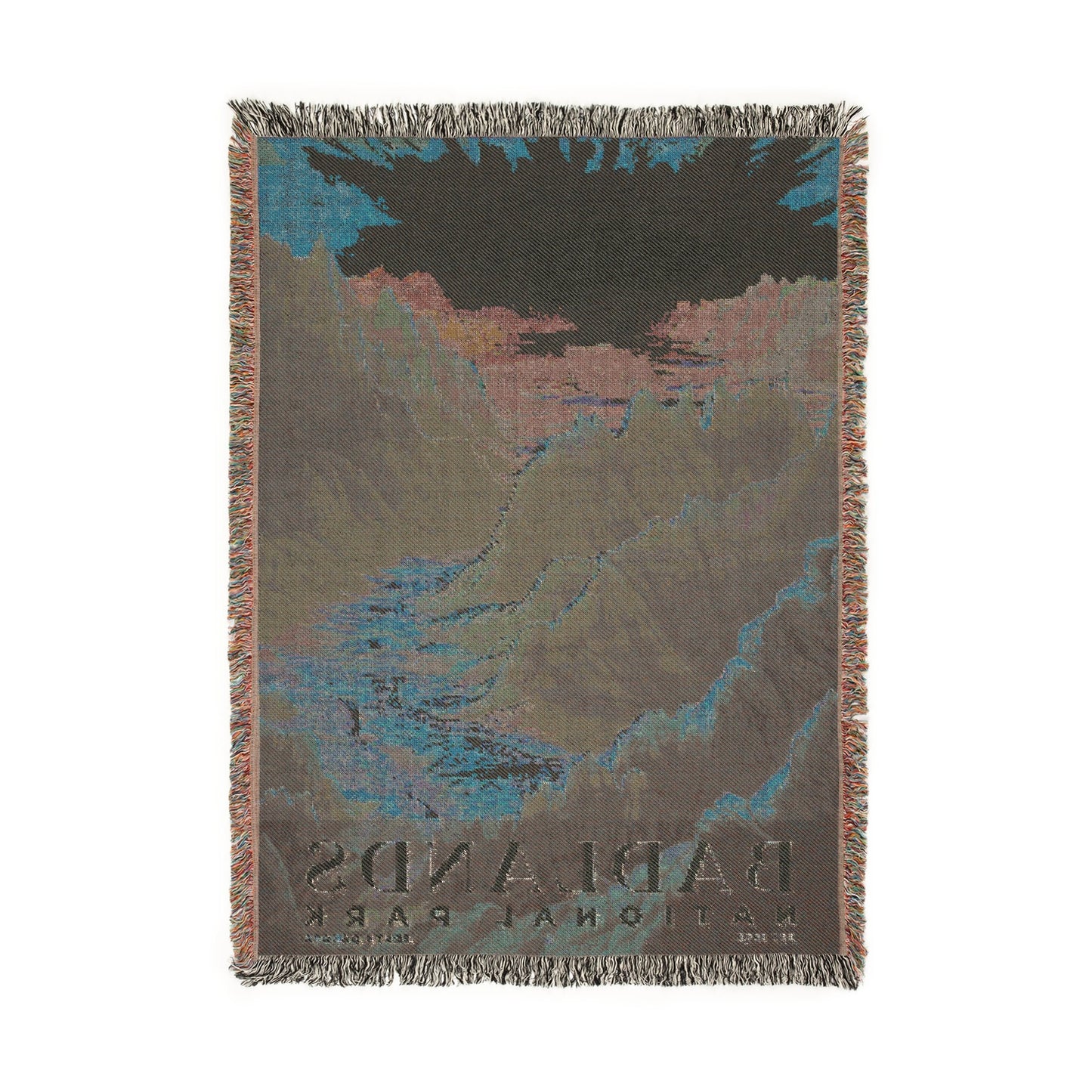 Badlands National Park Woven Blanket | S02