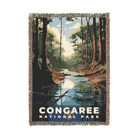 Congaree National Park Woven Blanket | S07