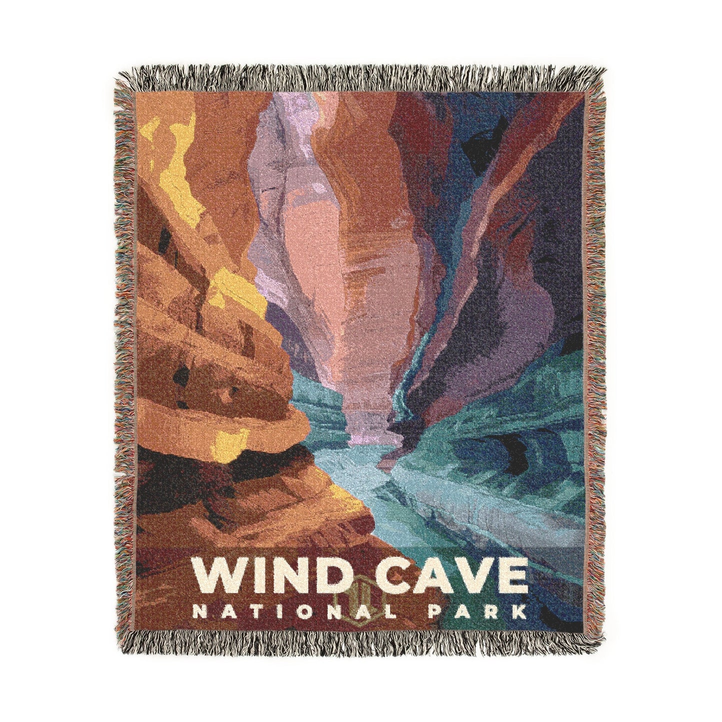 Wind Cave National Park Woven Blanket | S20