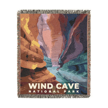 Wind Cave National Park Woven Blanket | S20