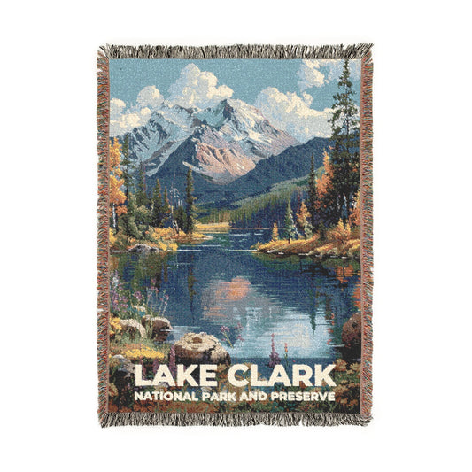 Lake Clark National Park Woven Blanket | S18