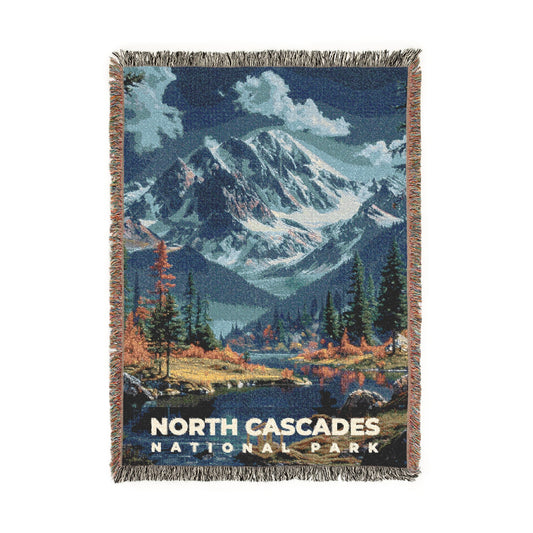 North Cascades National Park Woven Blanket | S16