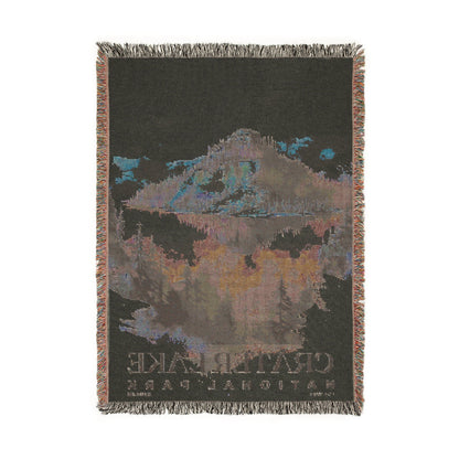 Crater Lake National Park Woven Blanket | S04