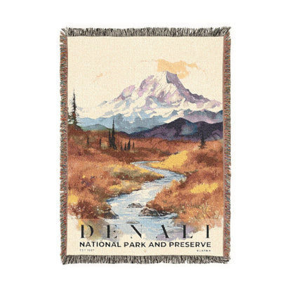 Denali National Park Woven Blanket | S04