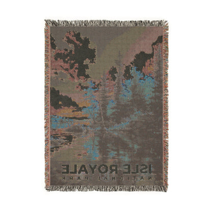 Isle Royale National Park Woven Blanket | S13