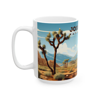 Joshua Tree National Park Mug | White Ceramic Mug (11oz, 15oz)