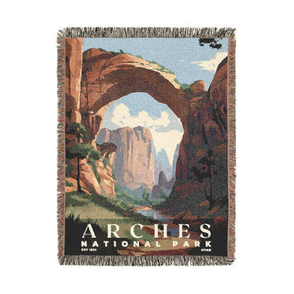 Arches National Park Woven Blanket | S03