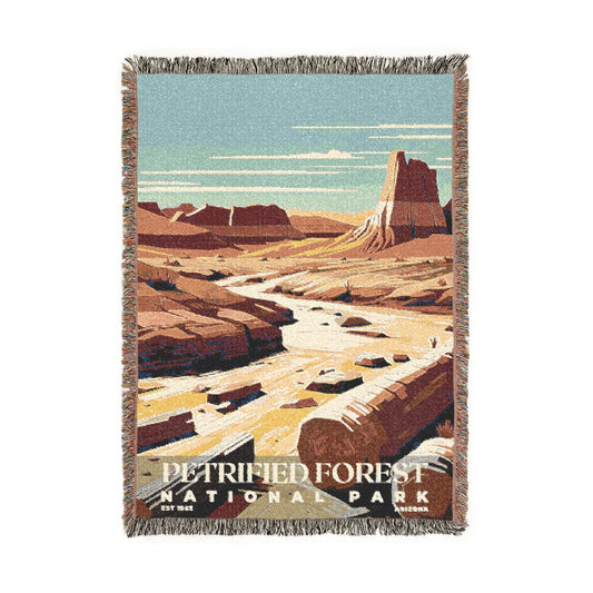 Petrified Forest National Park Woven Blanket | S03