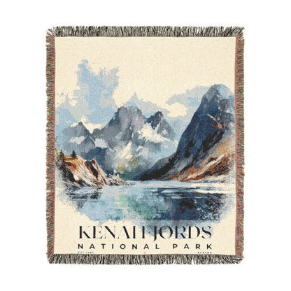 Kenai Fjords National Park Woven Blanket | S04