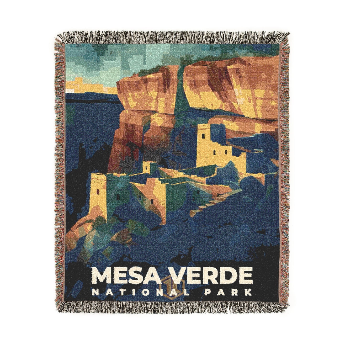 Mesa Verde National Park Woven Blanket | S20