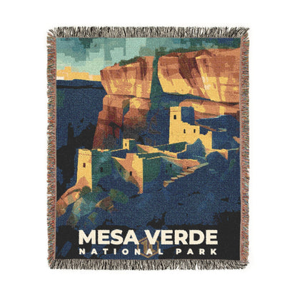 Mesa Verde National Park Woven Blanket | S20
