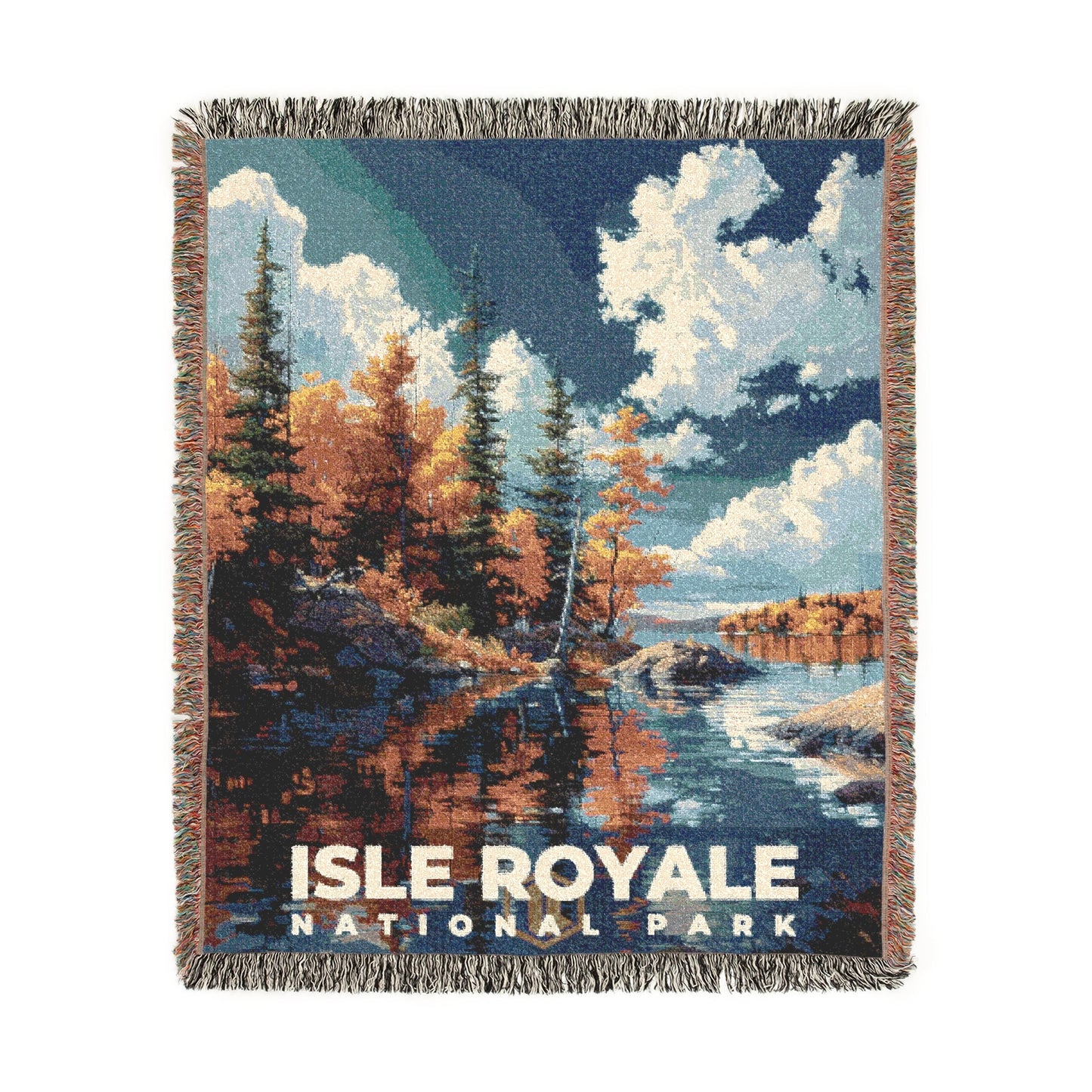 Isle Royale National Park Woven Blanket | S13