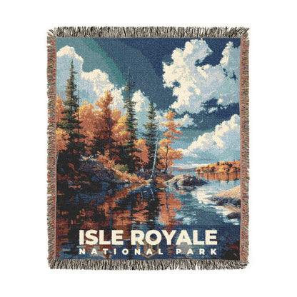 Isle Royale National Park Woven Blanket | S13