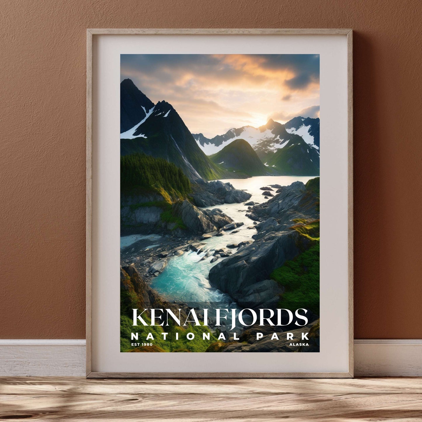 Kenai Fjords National Park Poster | S10