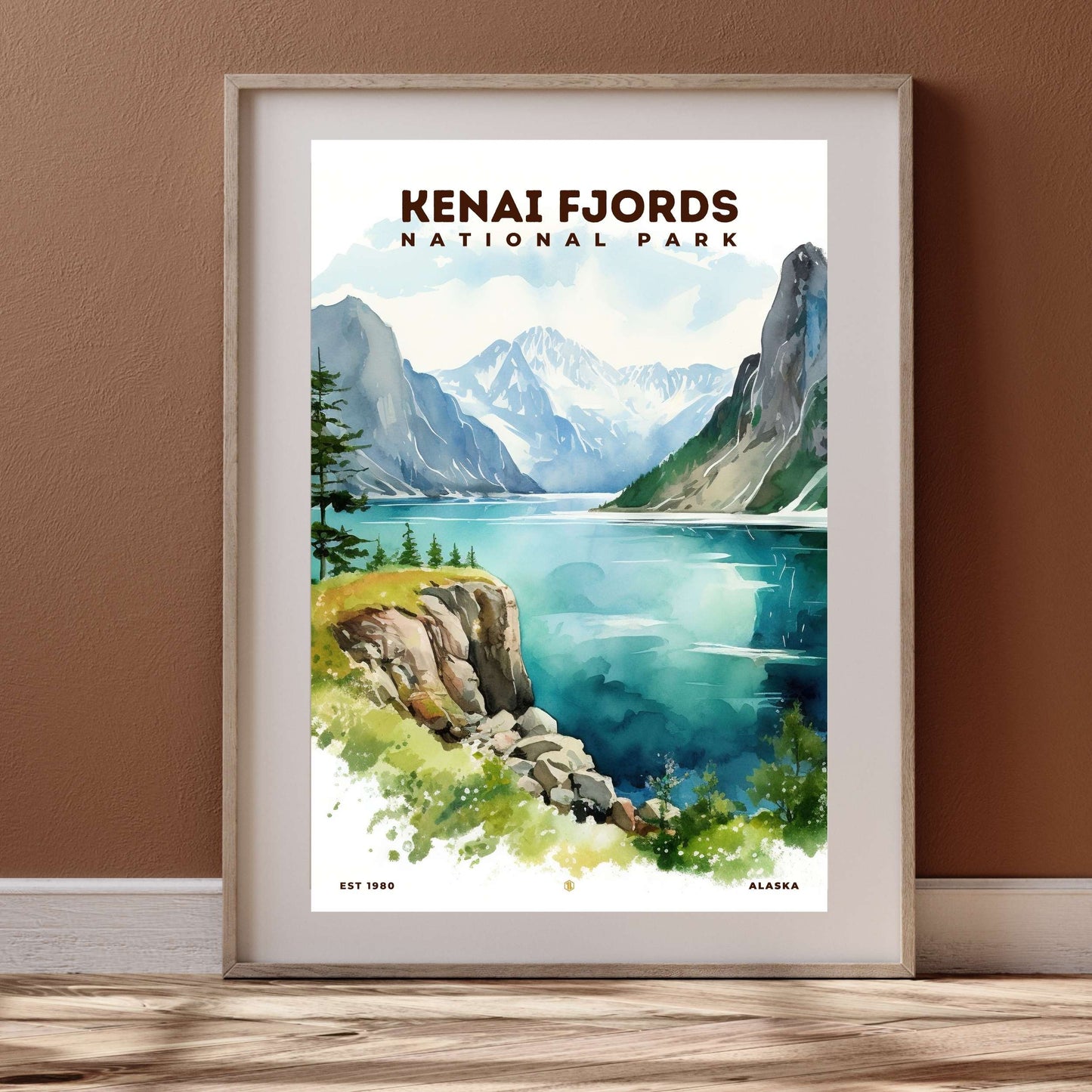 Kenai Fjords National Park Poster | S08