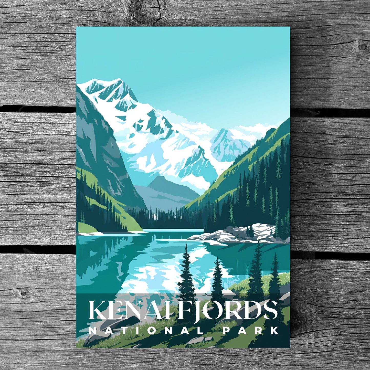 Kenai Fjords National Park Poster | S01