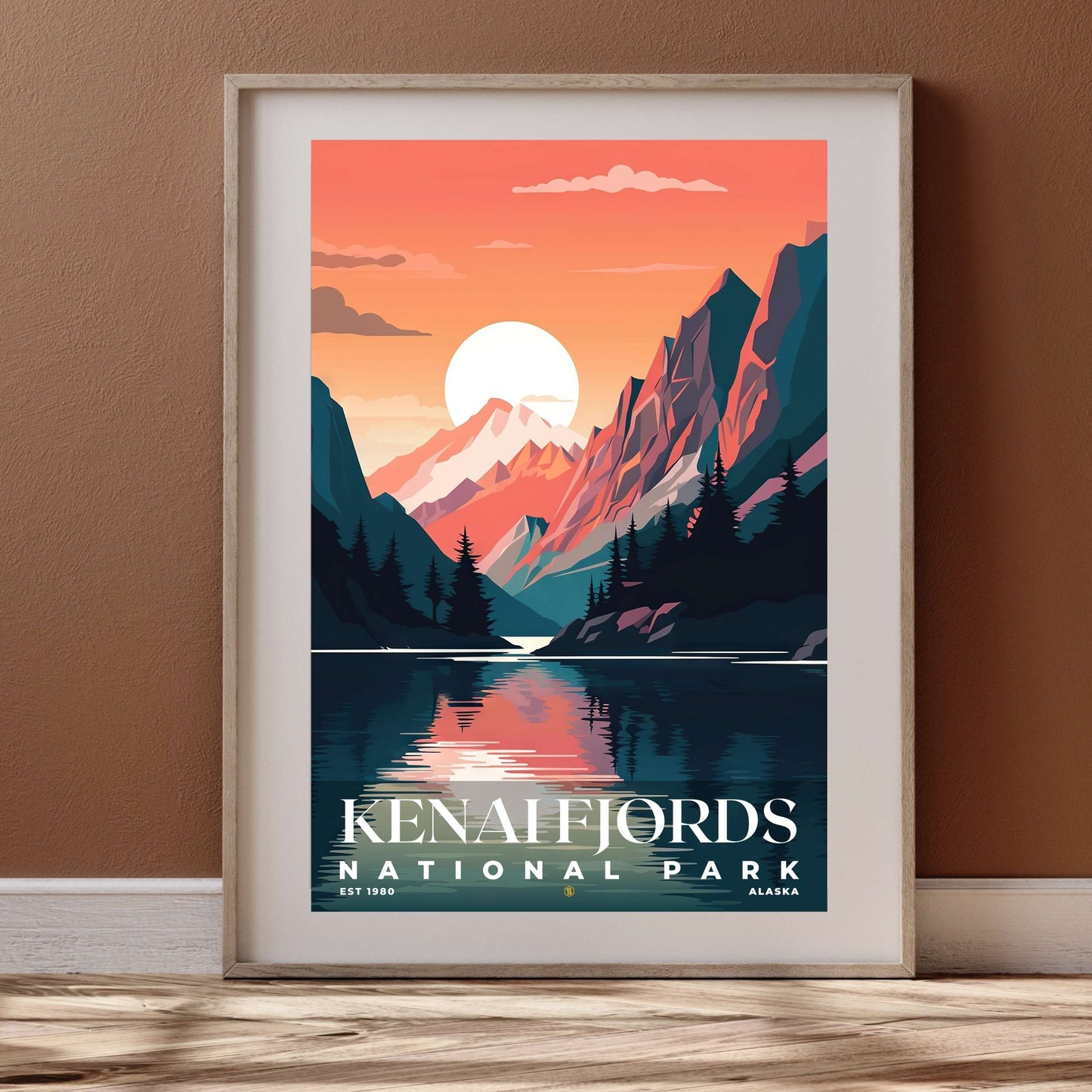 Kenai Fjords National Park Poster | S05