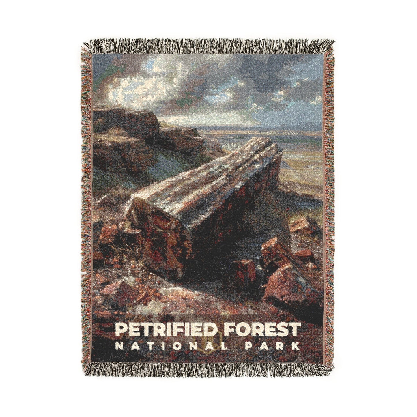 Petrified Forest National Park Woven Blanket | S12