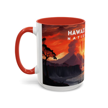 Hawaii Volcanoes National Park Mug | Accent Coffee Mug (11, 15oz)