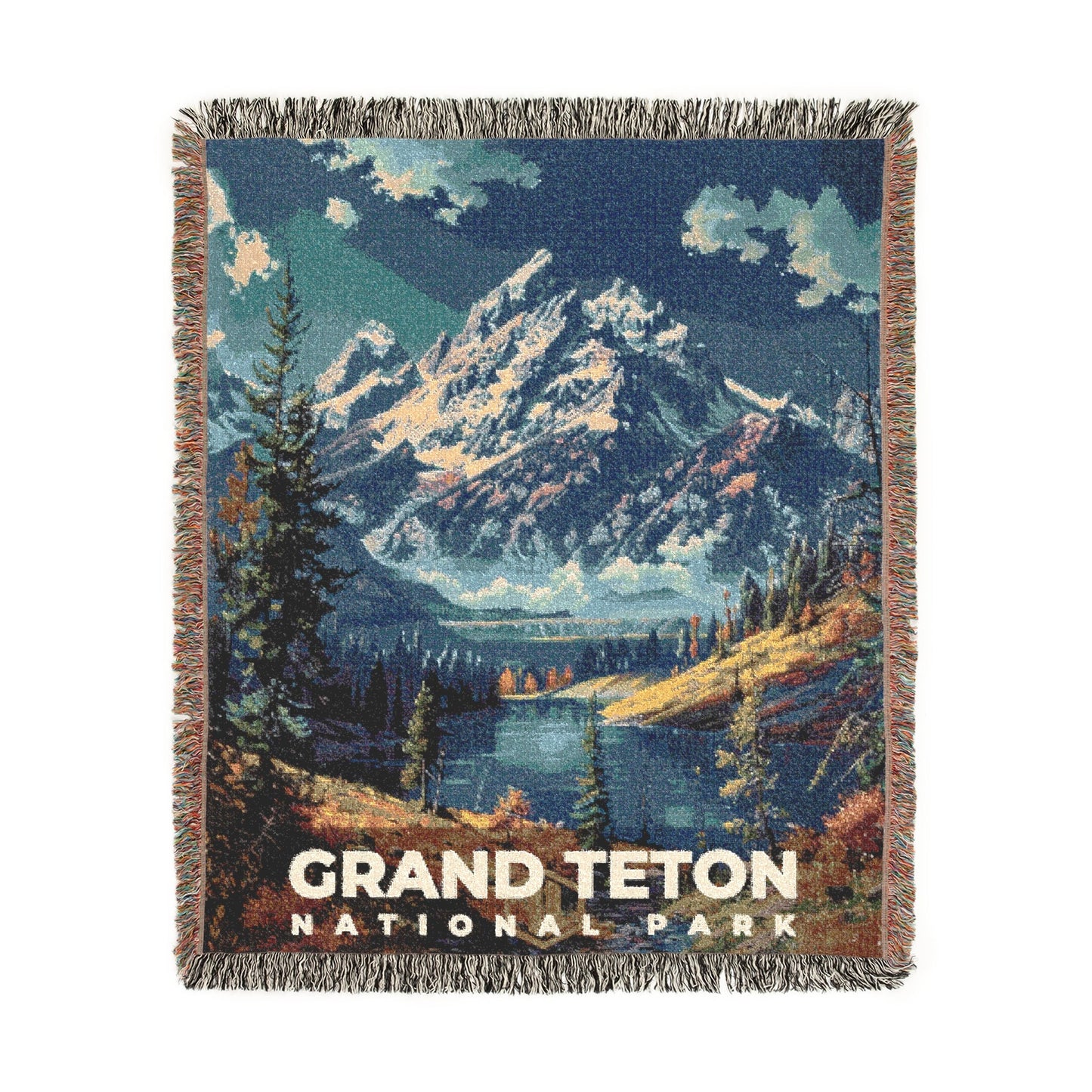 Grand Teton National Park Woven Blanket | S16