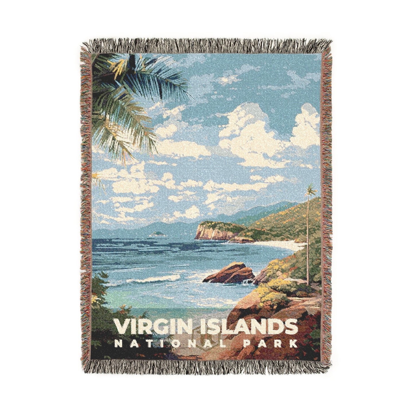 Virgin Islands National Park Woven Blanket | S06