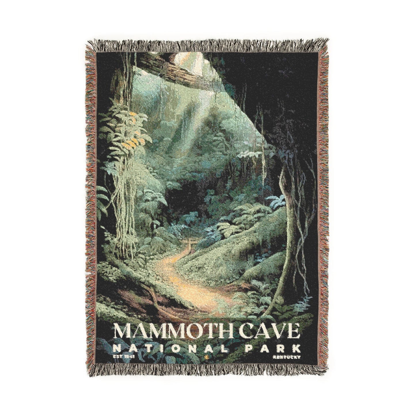 Mammoth Cave National Park Woven Blanket | S02