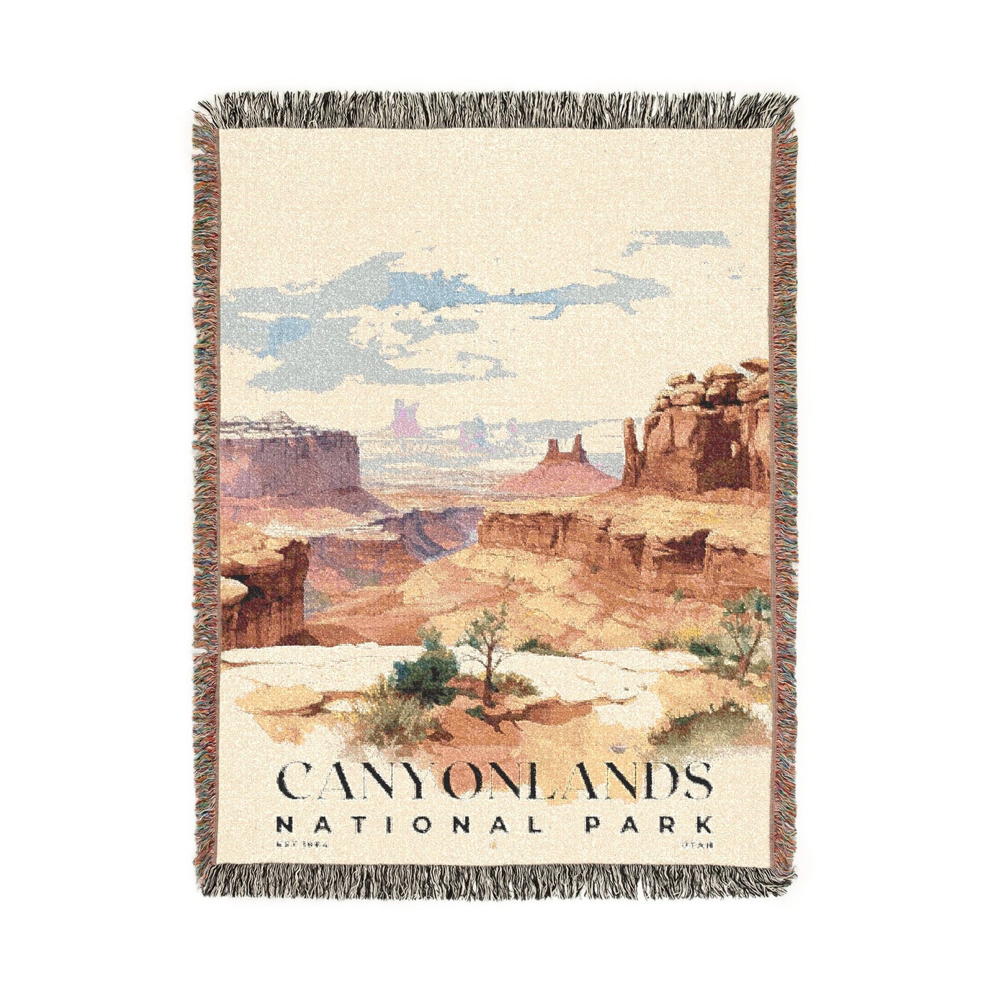 Canyonlands National Park Woven Blanket | S04