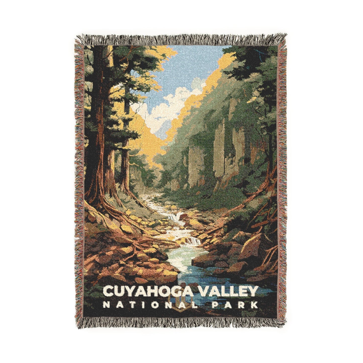 Cuyahoga Valley National Park Woven Blanket | S07