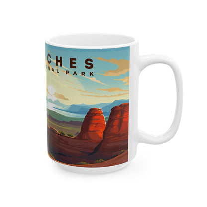 Arches National Park Mug | White Ceramic Mug (11oz, 15oz)