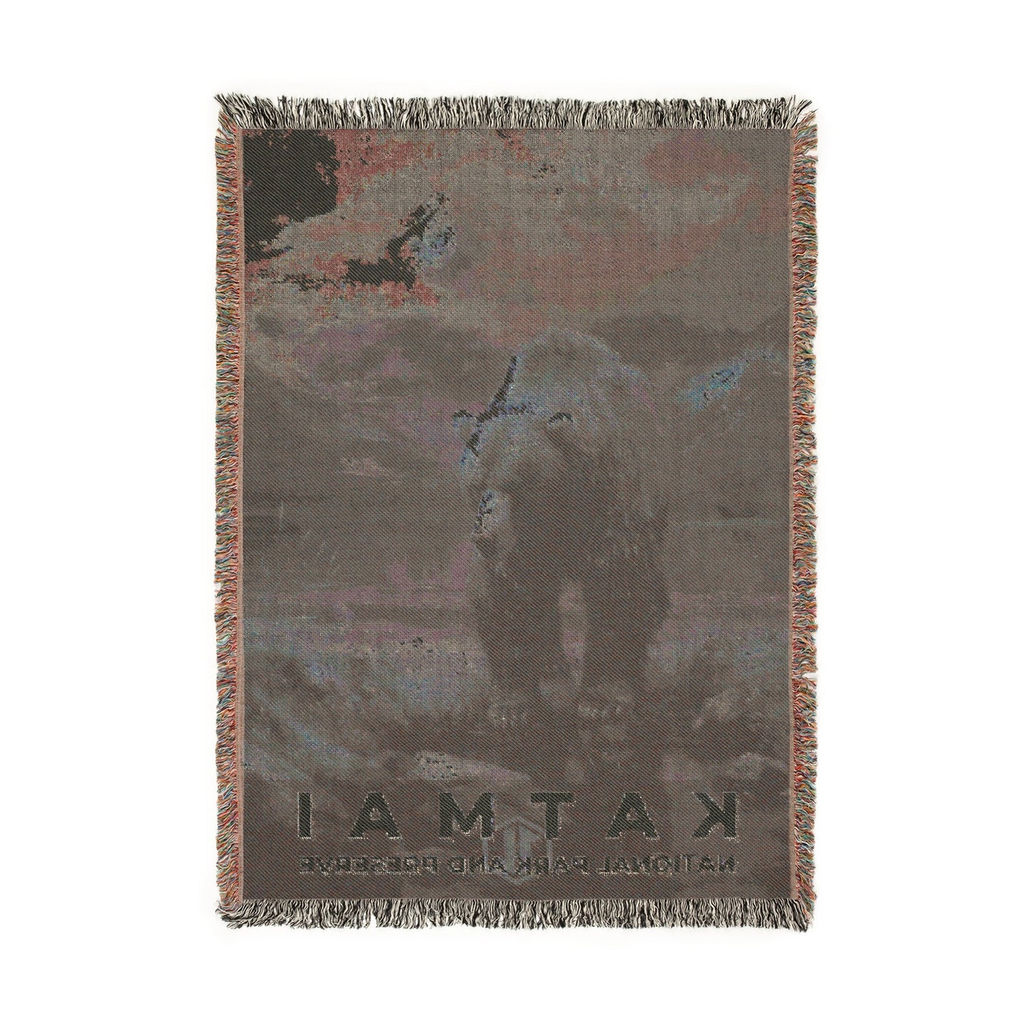 Katmai National Park Woven Blanket | S12