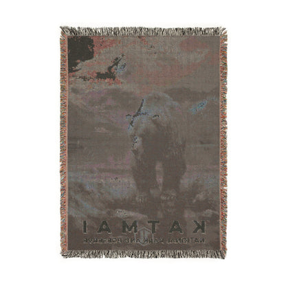 Katmai National Park Woven Blanket | S12