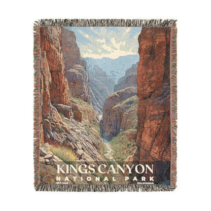 Kings Canyon National Park Woven Blanket | S02