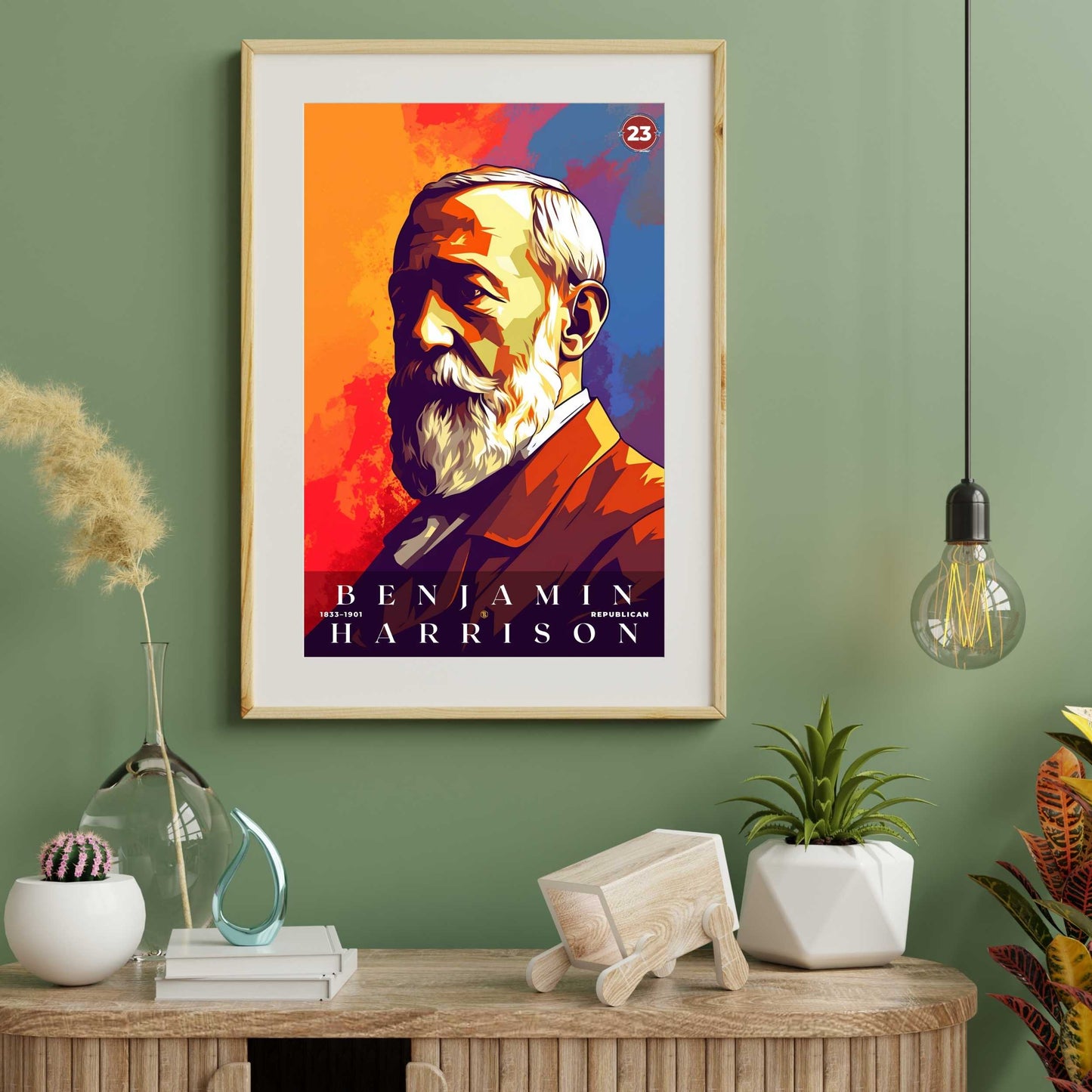 Benjamin Harrison Poster | S01