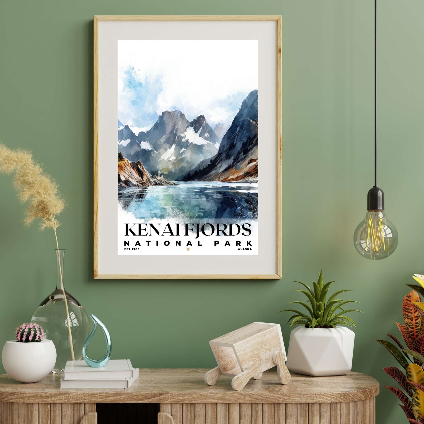 Kenai Fjords National Park Poster | S04