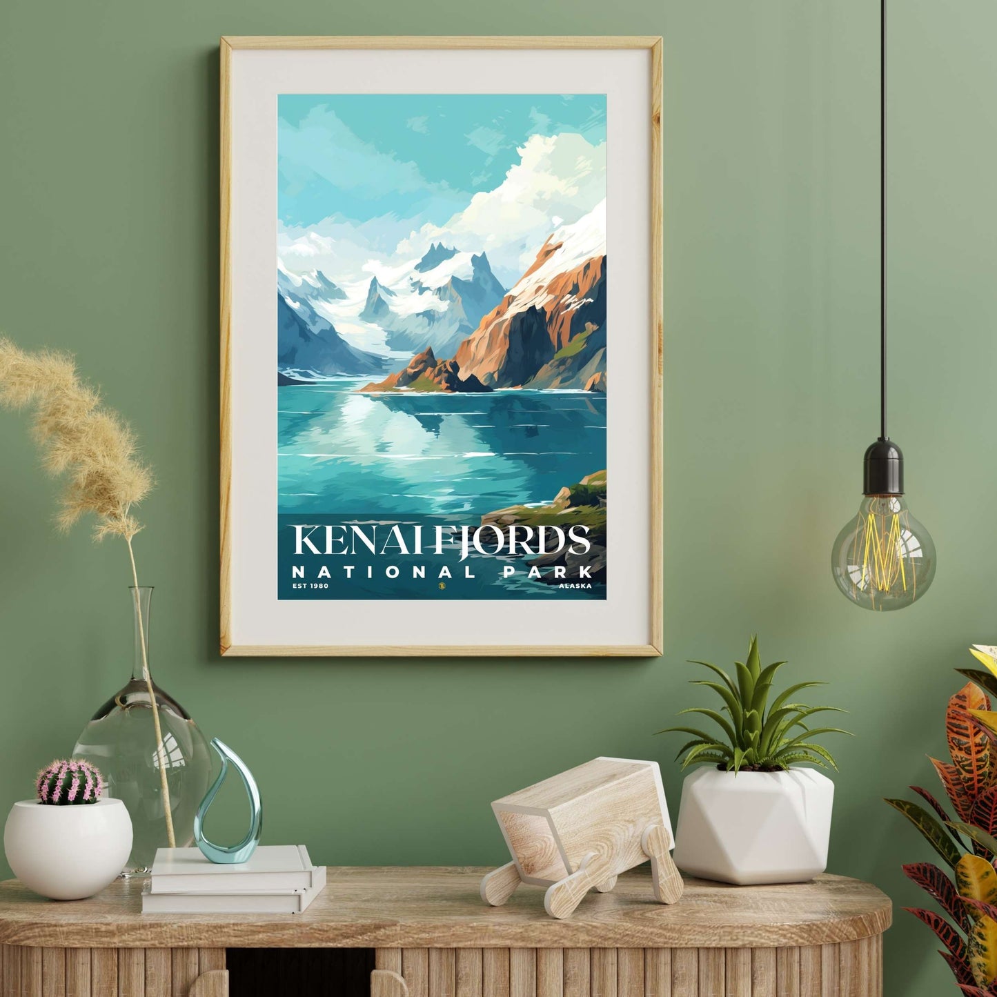 Kenai Fjords National Park Poster | S06