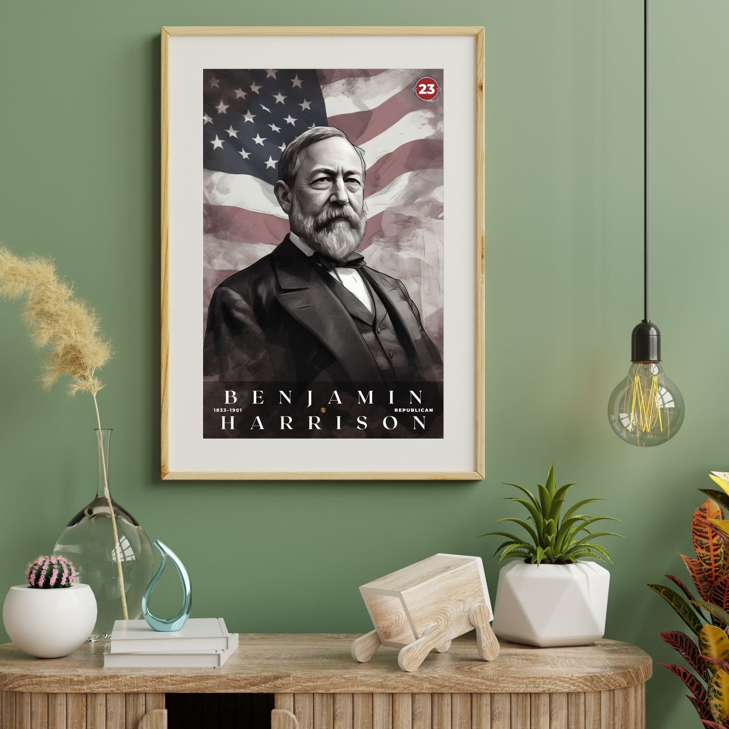 Benjamin Harrison Poster | S03