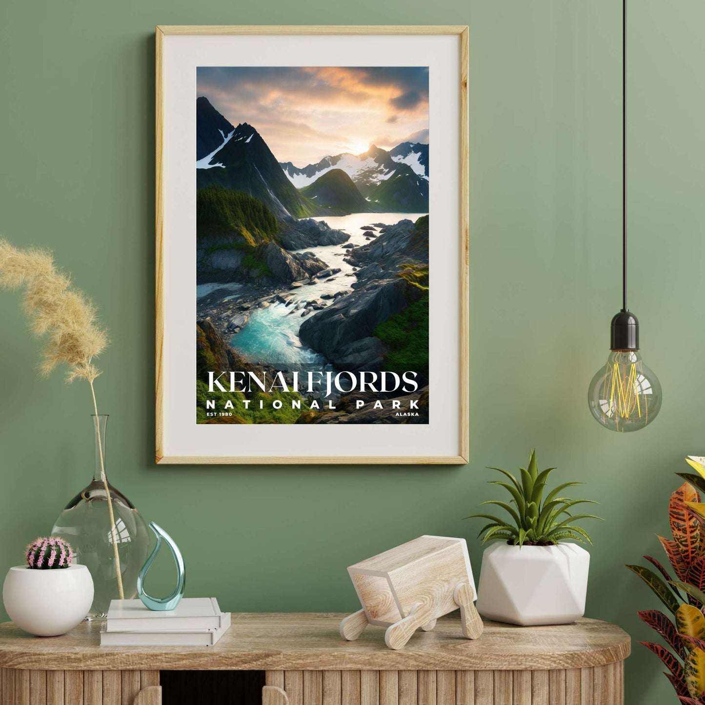 Kenai Fjords National Park Poster | S10