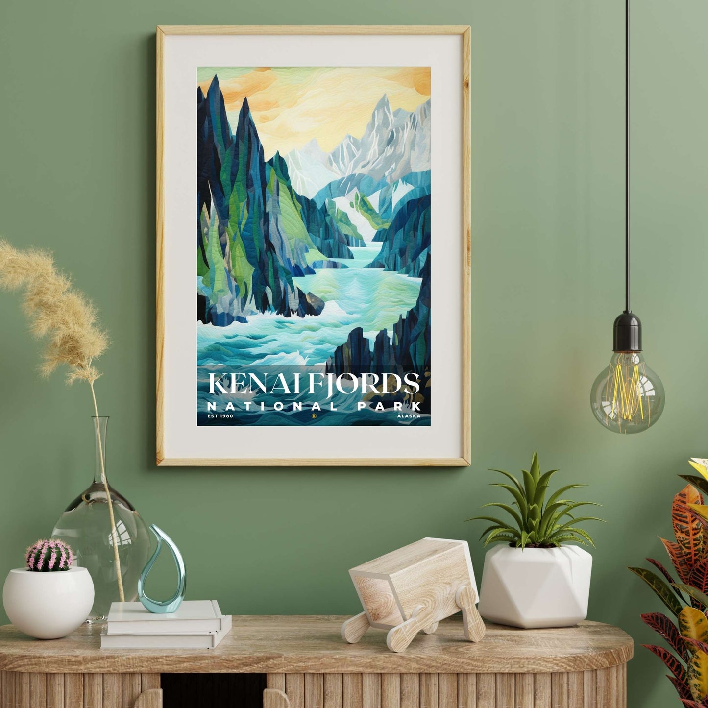 Kenai Fjords National Park Poster | S09