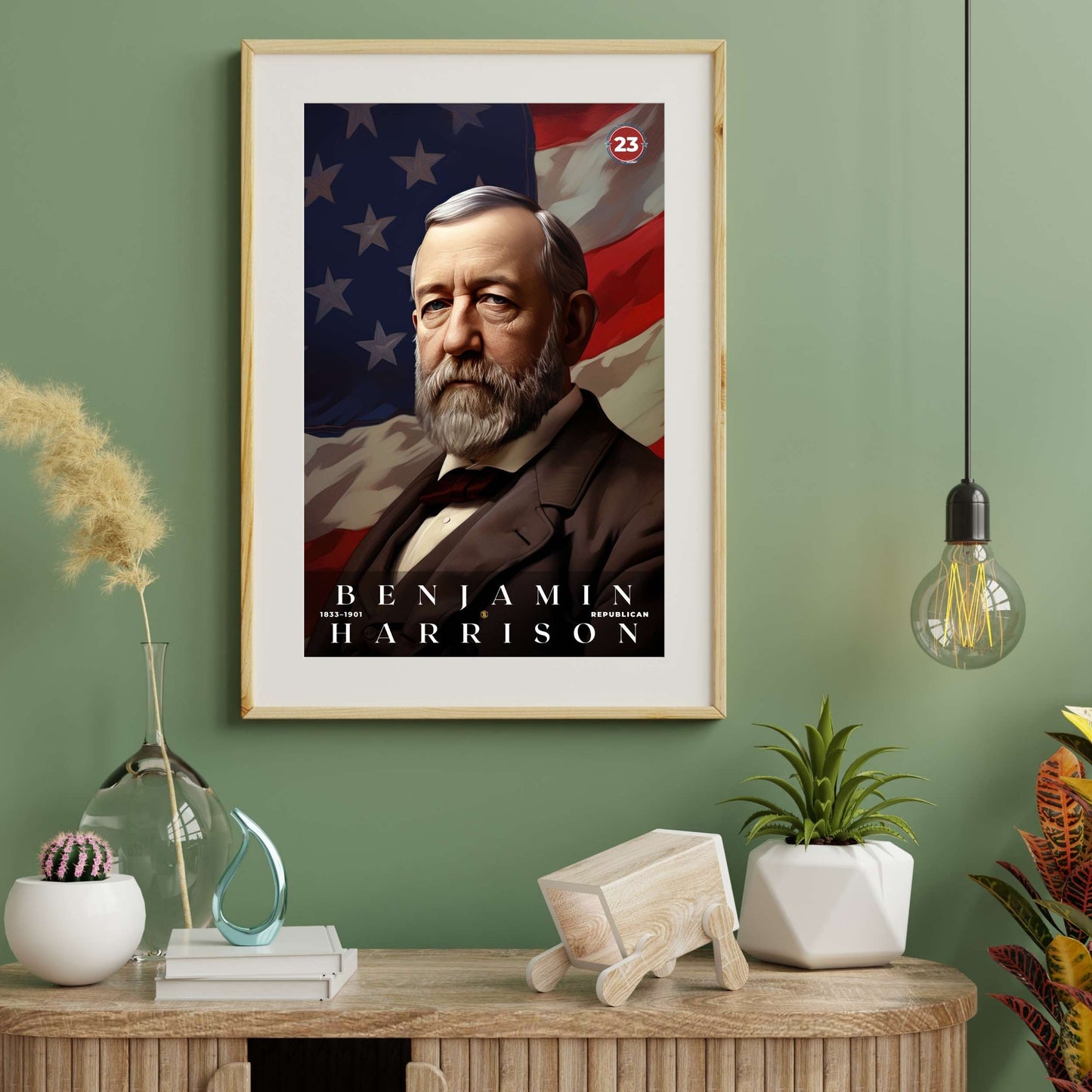 Benjamin Harrison Poster | S04