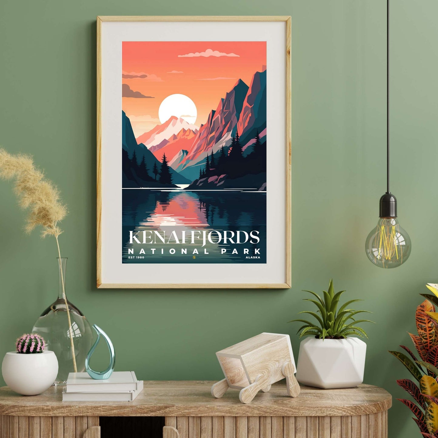 Kenai Fjords National Park Poster | S05