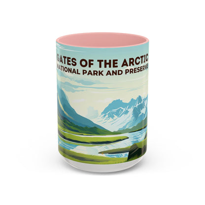 Gates of the Arctic National Park Mug | Accent Coffee Mug (11, 15oz)