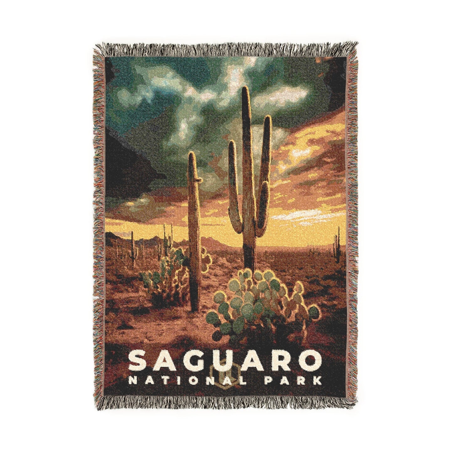 Saguaro National Park Woven Blanket | S10