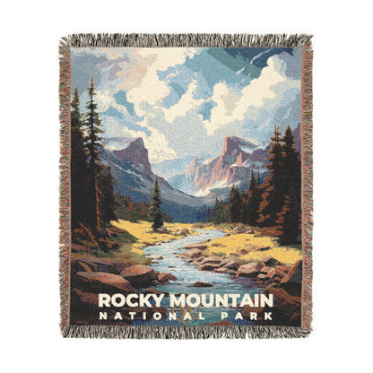 Rocky Mountain National Park Woven Blanket | S06