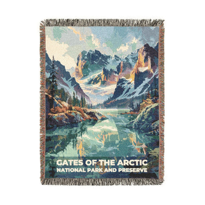 Gates of the Arctic National Park Woven Blanket | S11