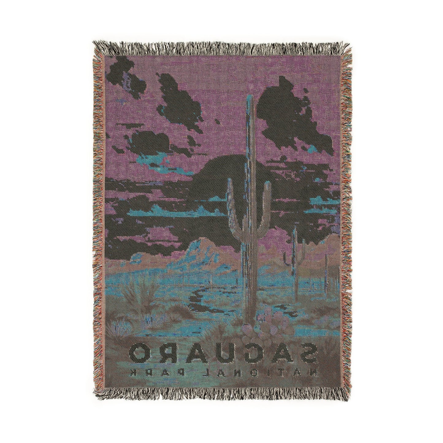 Saguaro National Park Woven Blanket | S06