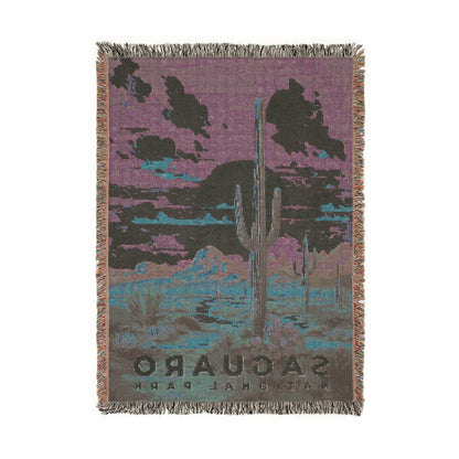 Saguaro National Park Woven Blanket | S06