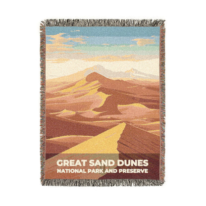 Great Sand Dunes National Park Woven Blanket | S07