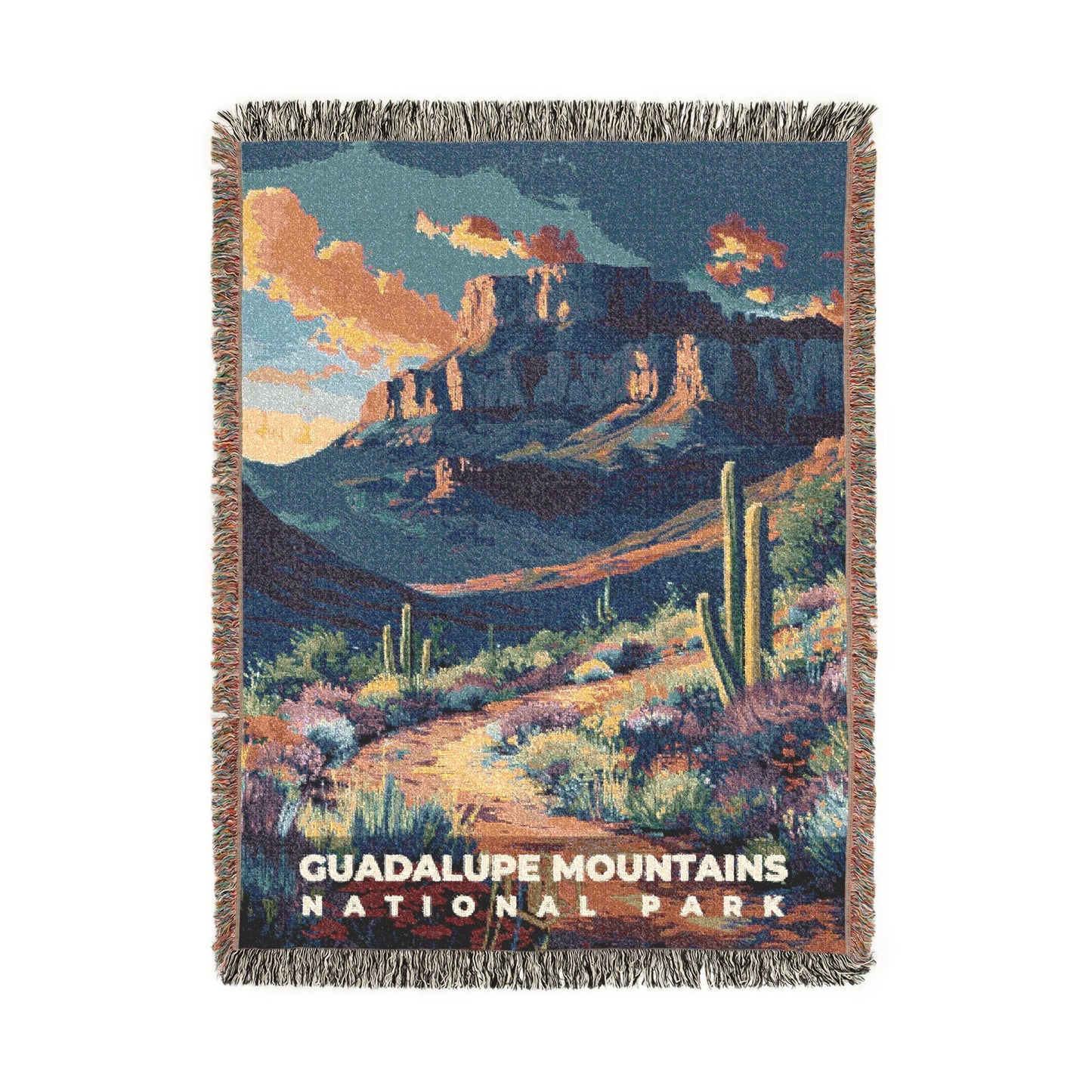 Guadalupe Mountains National Park Woven Blanket | S18