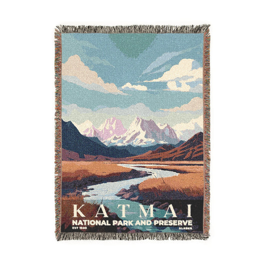 Katmai National Park Woven Blanket | S03
