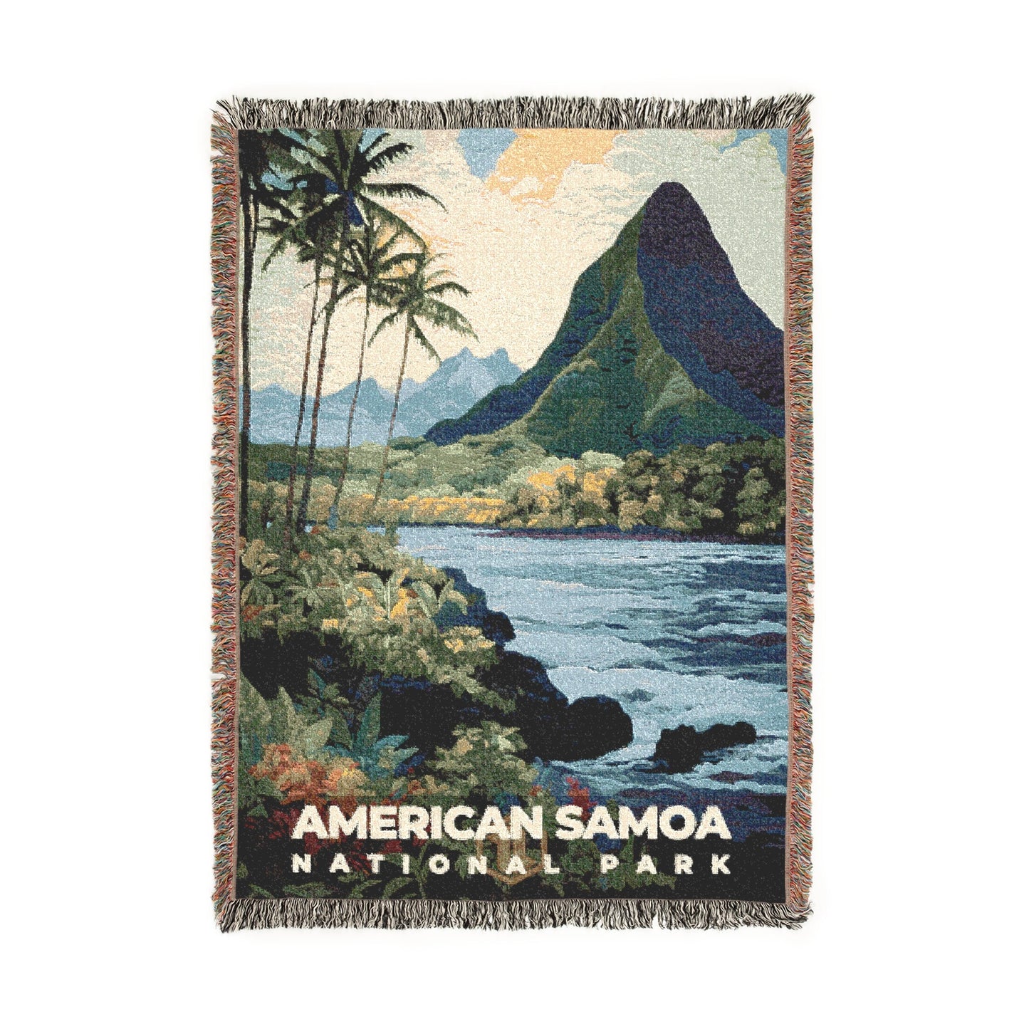 American Samoa National Park Woven Blanket | S09
